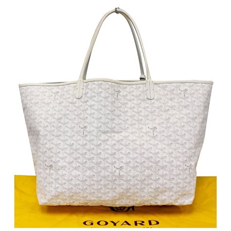 goyard tote white gm|goyard st louis pm price.